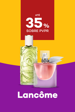 Perfumes Lâncome com até 35% desconto sobre preço de Venda ao Público Recomendado.